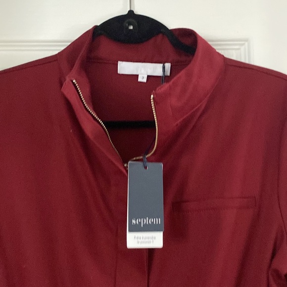 New with tags! Septem jumpsuit Bordeaux T3 FR - Picture 3 of 5